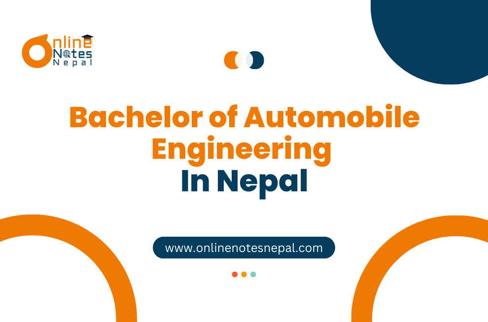 Bachelor of Automobile Engineering in Nepal